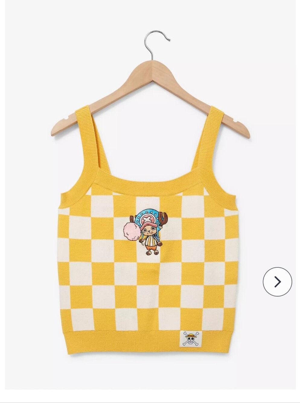 BoxLunch x One Piece Chopper Cotton Candy Women's Cropped Knit Tank, Size 2X NWT